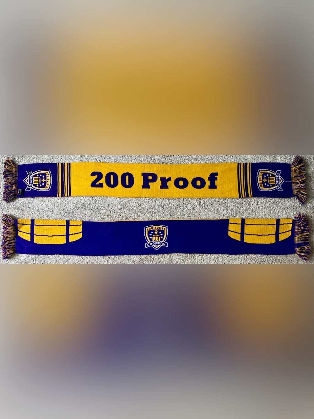 Louisville Coopers (Supporter Group Louisville City FC) 200 Proof Soccer Scarf